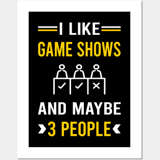 3 People Game Shows TV Show Posters and Art